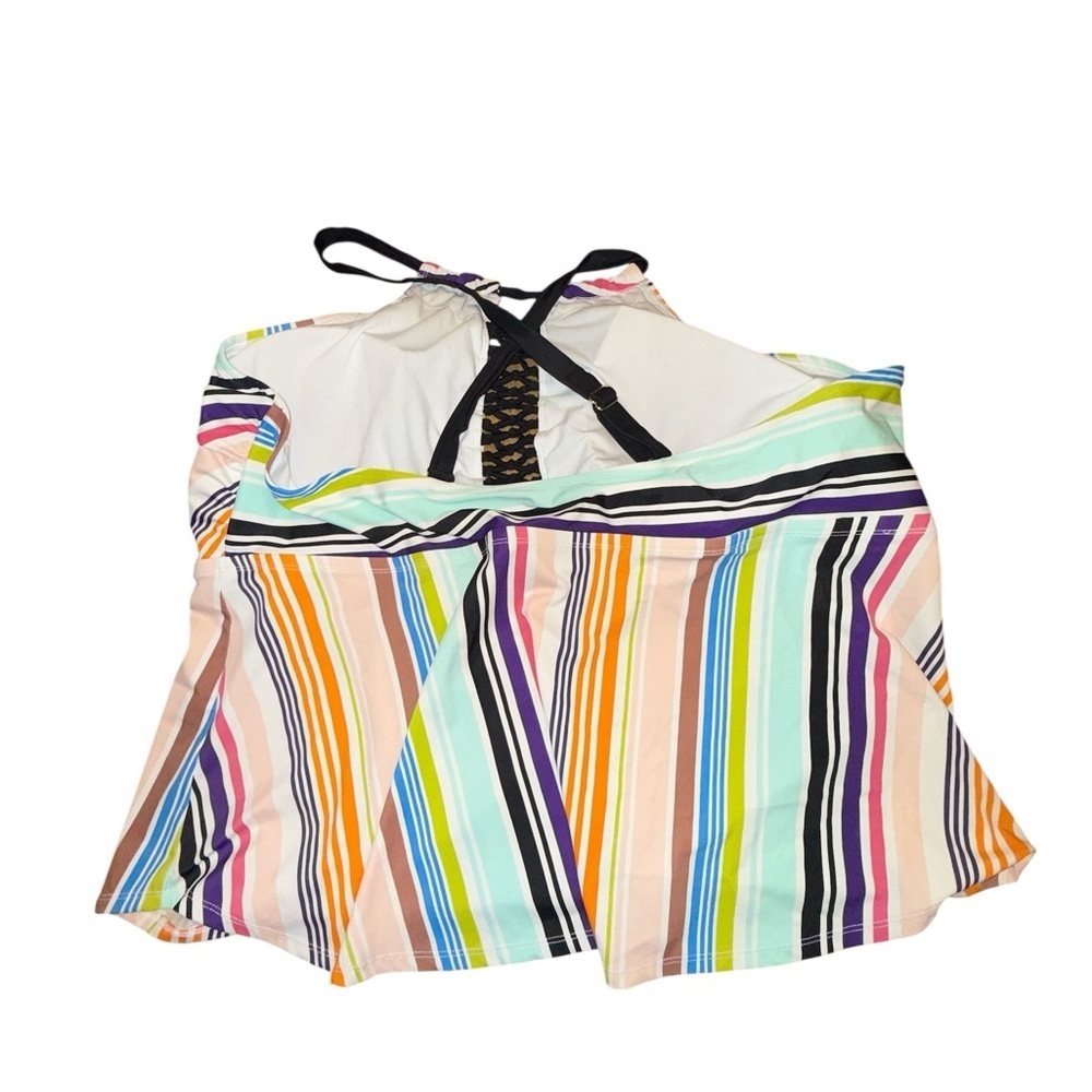 Terra & Sky Multicolor Striped Swim Top - Picture 5 of 5